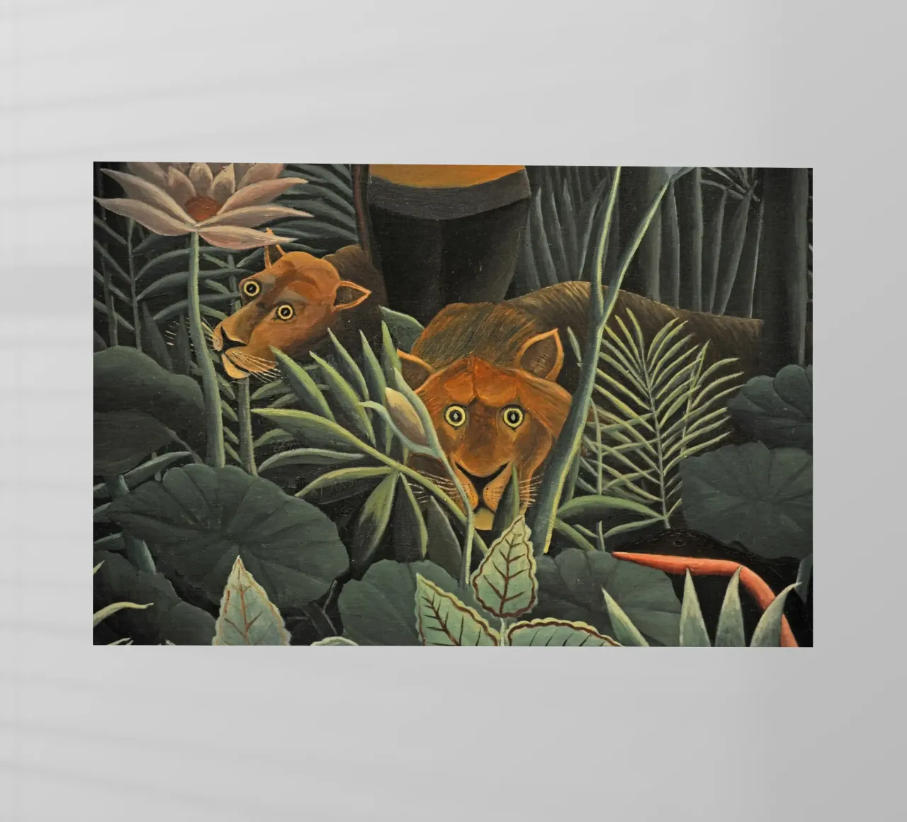 Henri Rousseau - Due leonesse pellicola backlit da KOOL STORE