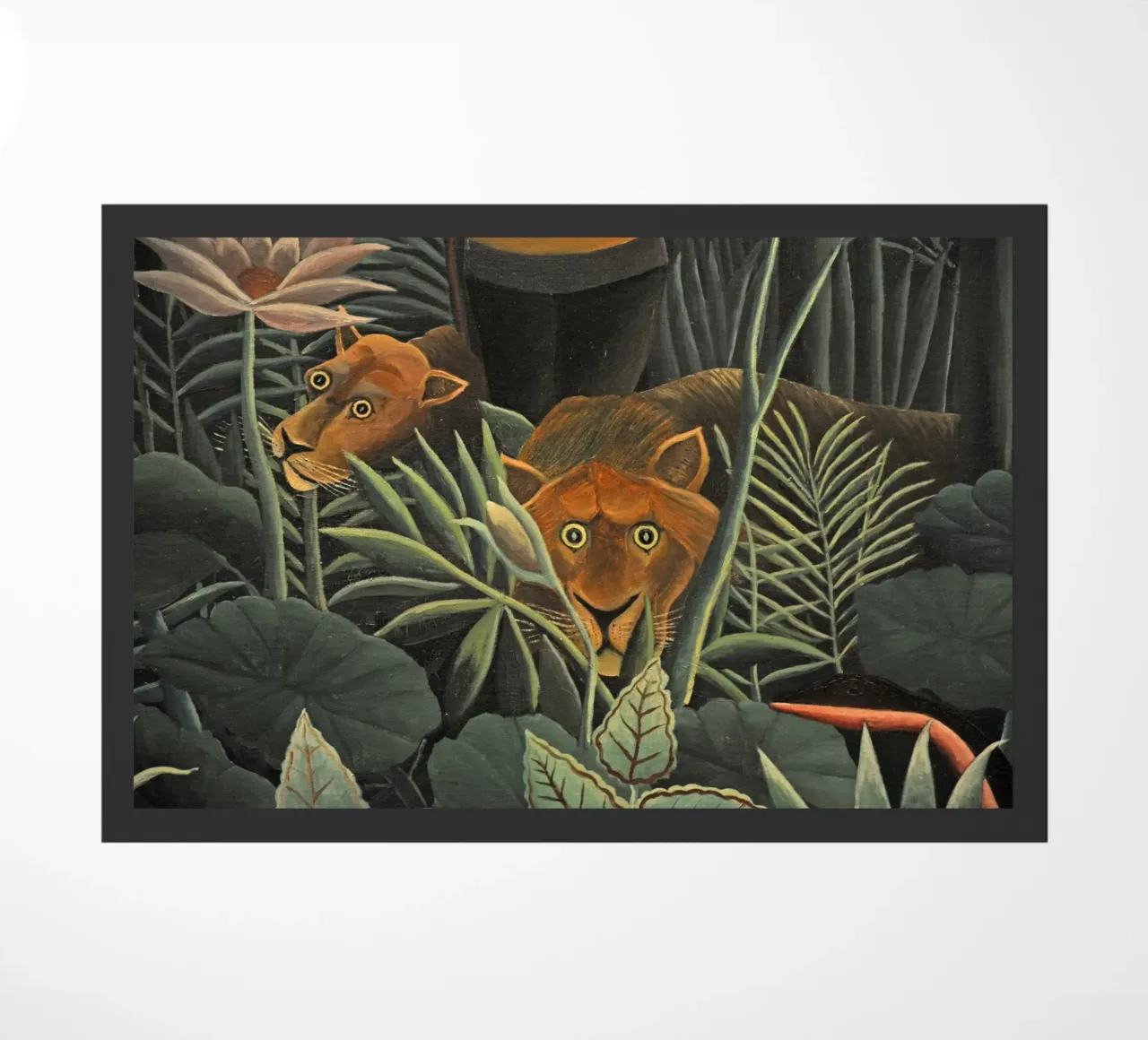 Henri Rousseau - Due leonesse zerbino da KOOL STORE