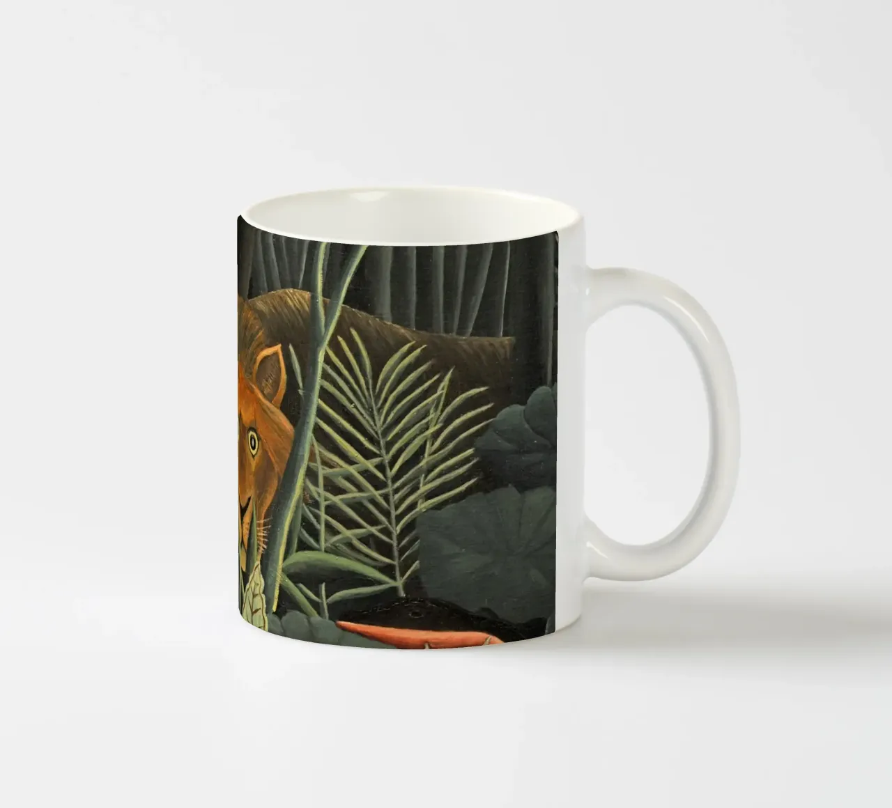 Henri Rousseau - Due leonesse tazza in ceramica da KOOL STORE