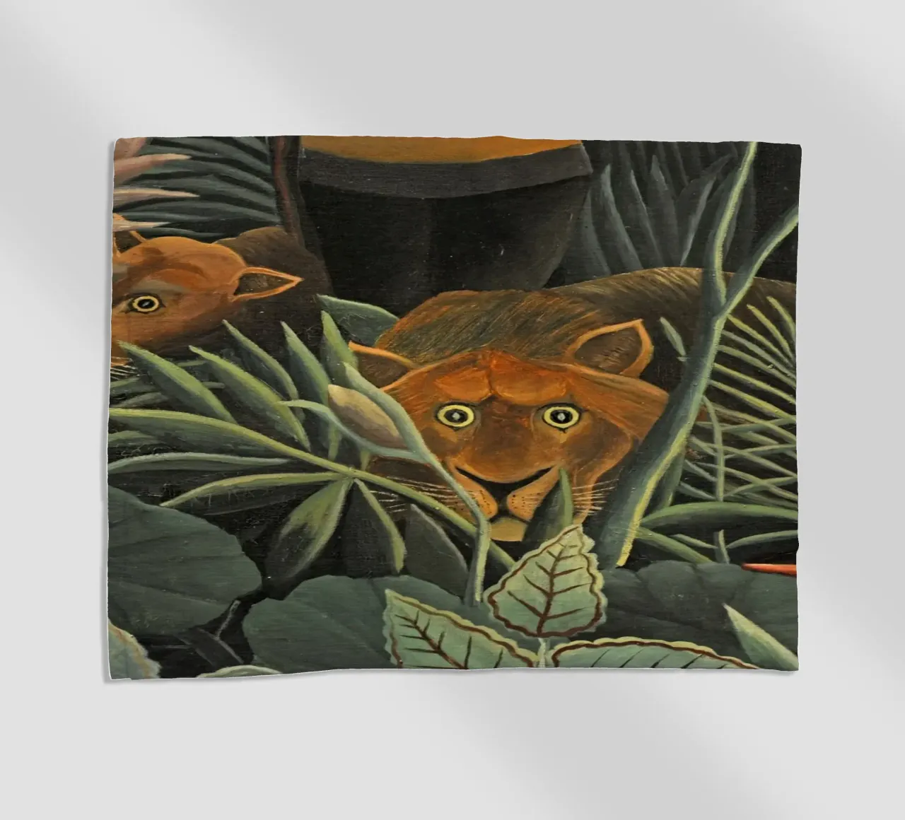 Henri Rousseau - Due leonesse telo mare da KOOL STORE