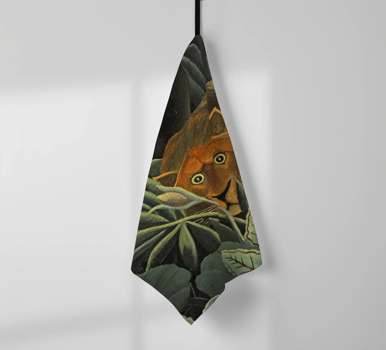 Henri Rousseau - Due leonesse canovaccio da cucina da KOOL STORE