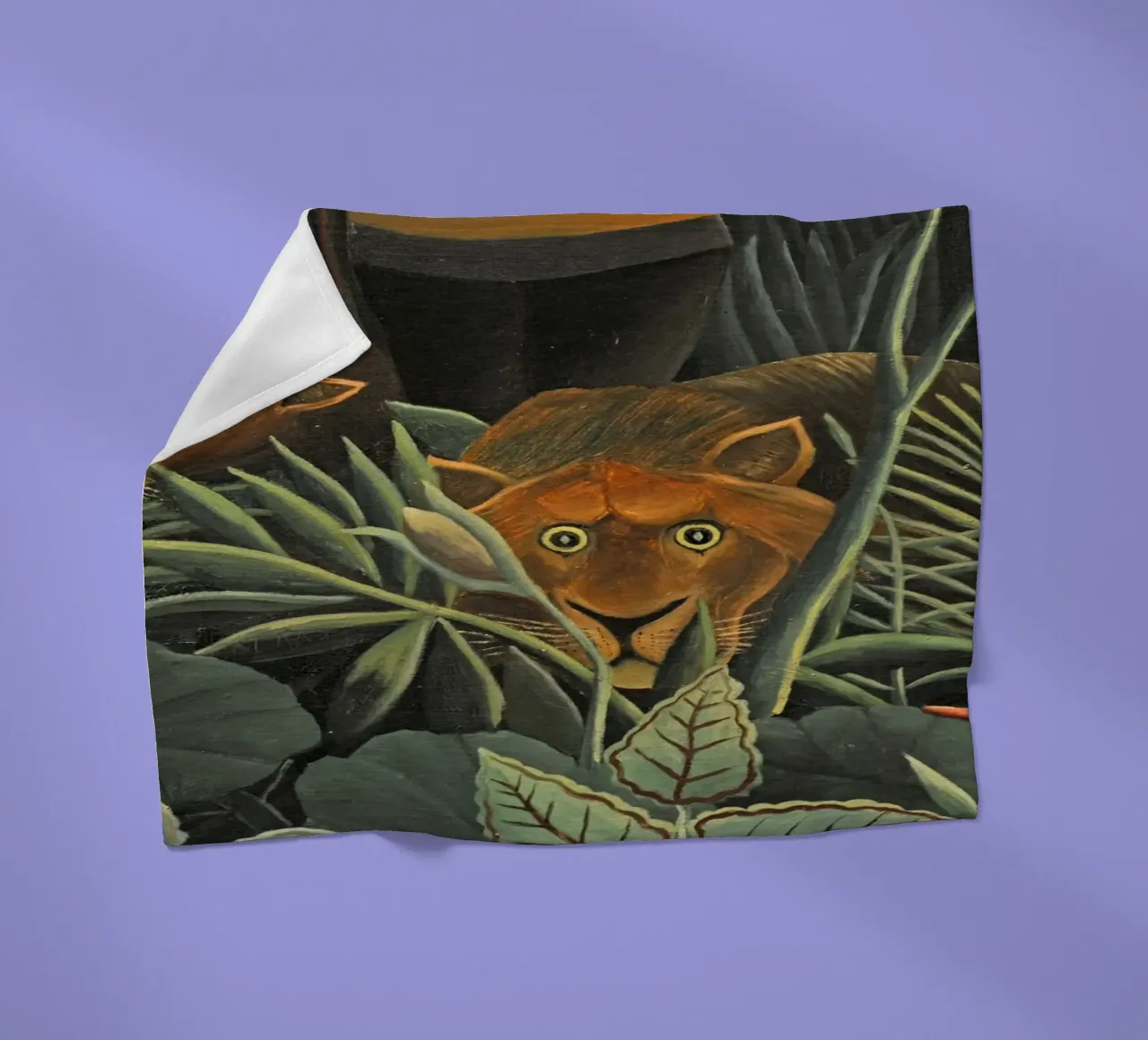 Henri Rousseau - Due leonesse coperta in pile da KOOL STORE