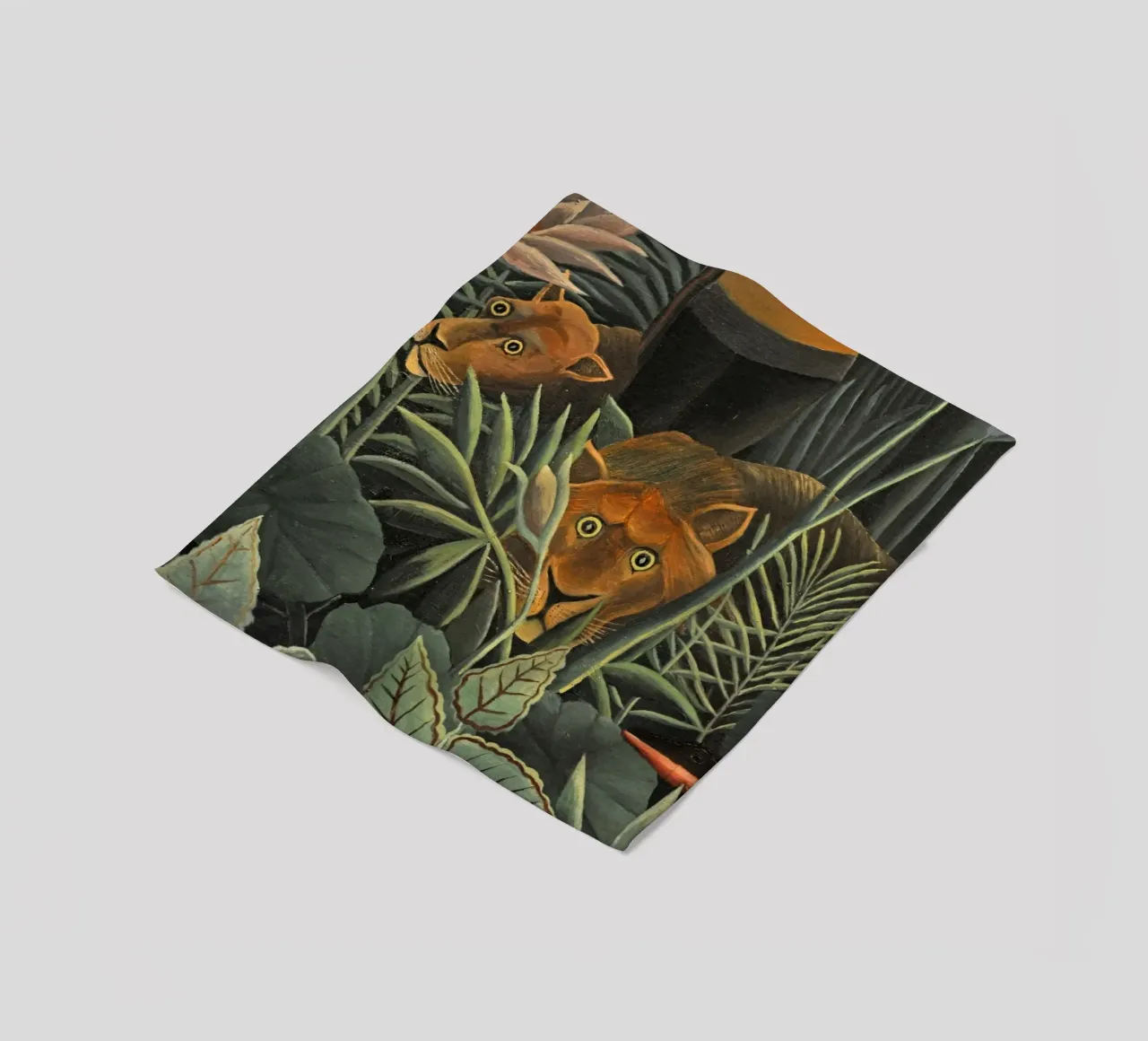 Henri Rousseau - Due leonesse coperta in pile da KOOL STORE
