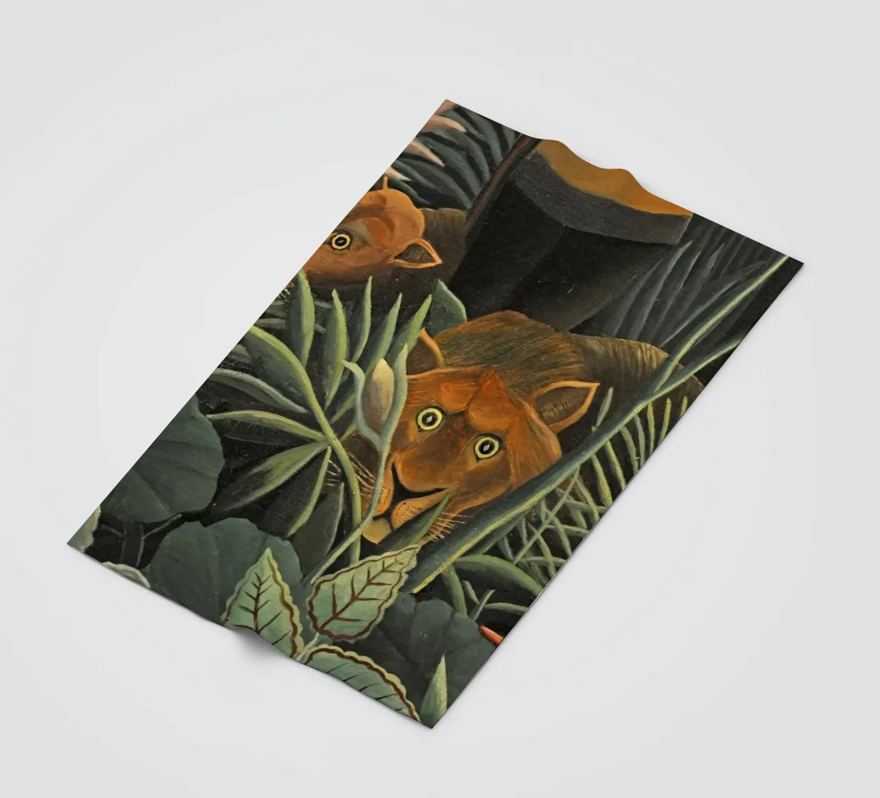 Henri Rousseau - Due leonesse coperta in pile da KOOL STORE