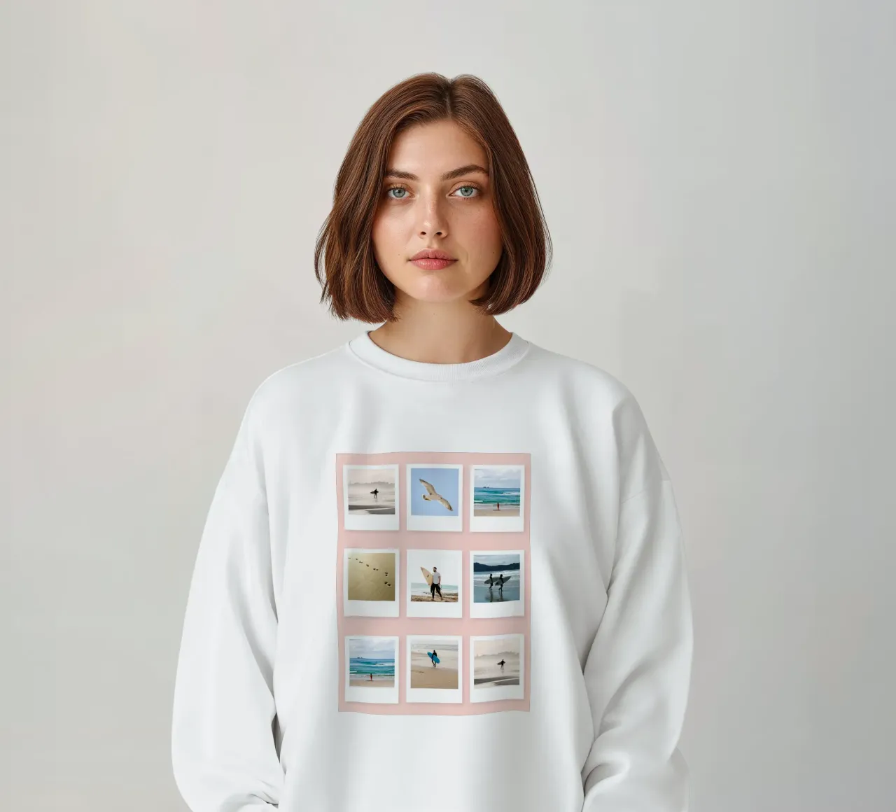 Retro Instant Wunschfotos - Rosa felpa da WORTSPIEL