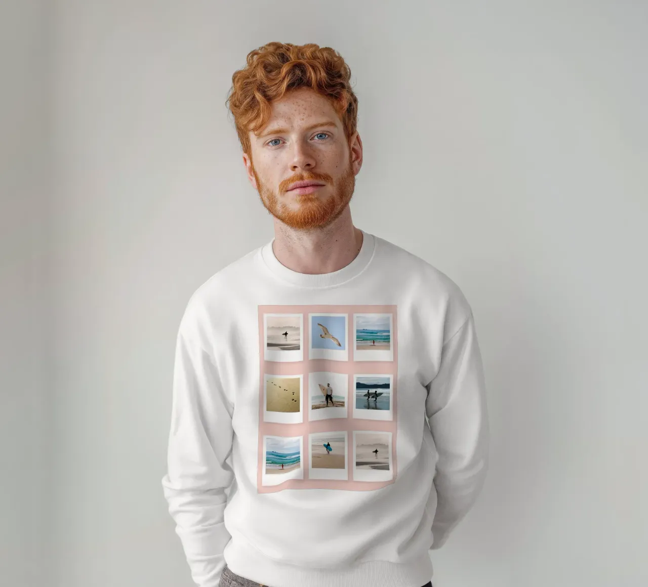Retro Instant Wunschfotos - Rosa felpa da WORTSPIEL