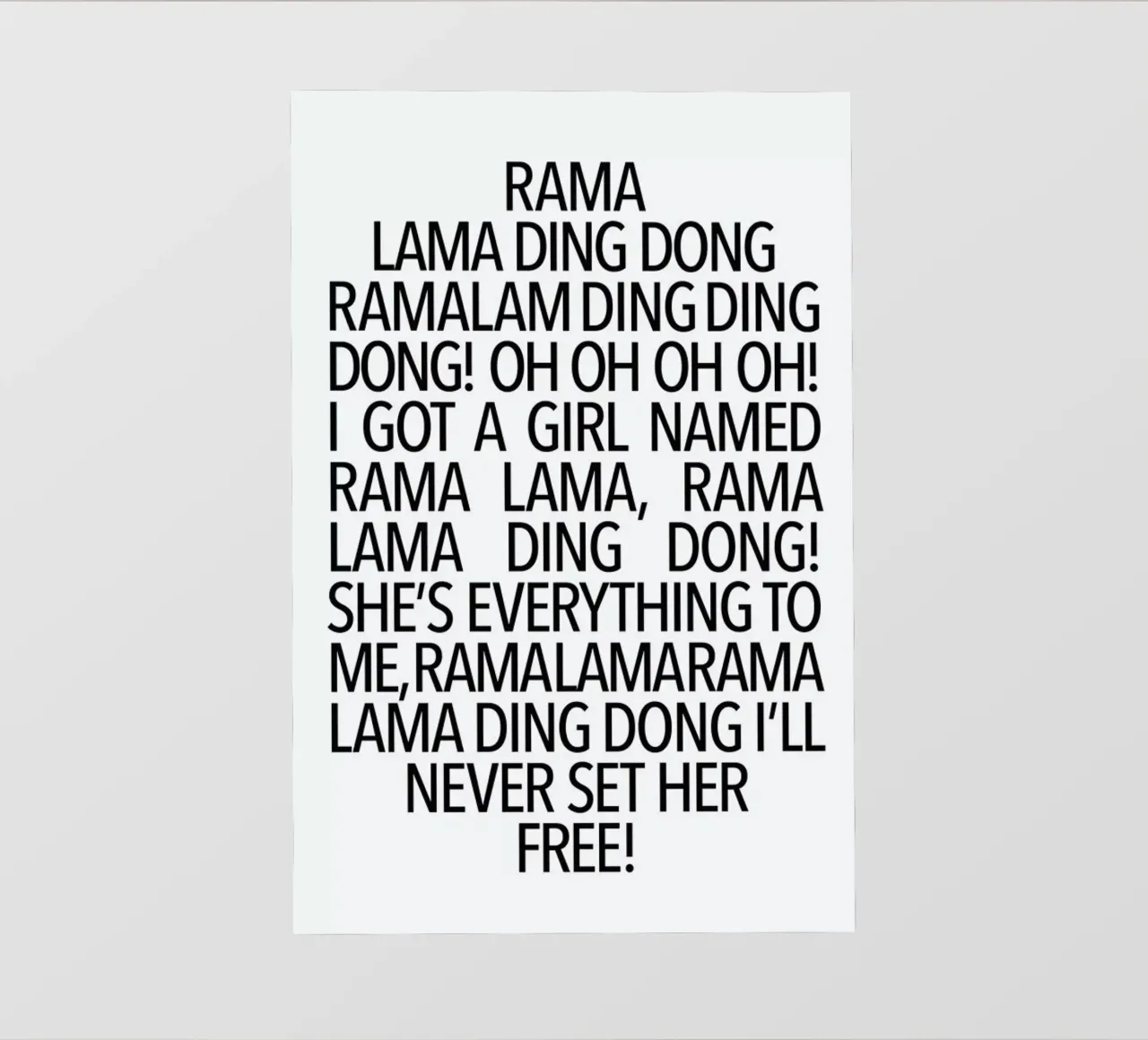 Ding Dong pellicola backlit da Studio One