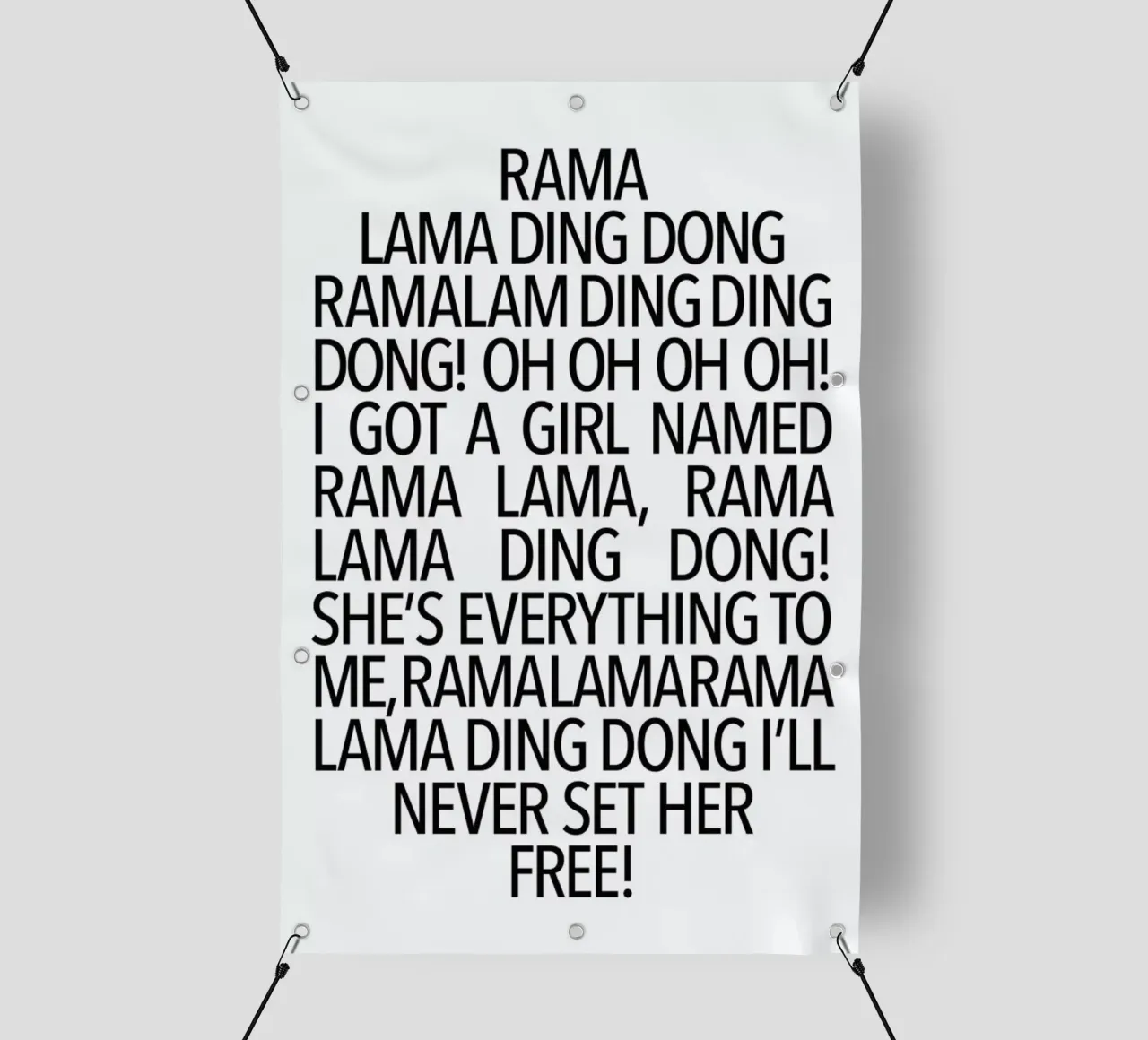 Ding Dong telo in pvc da Studio One