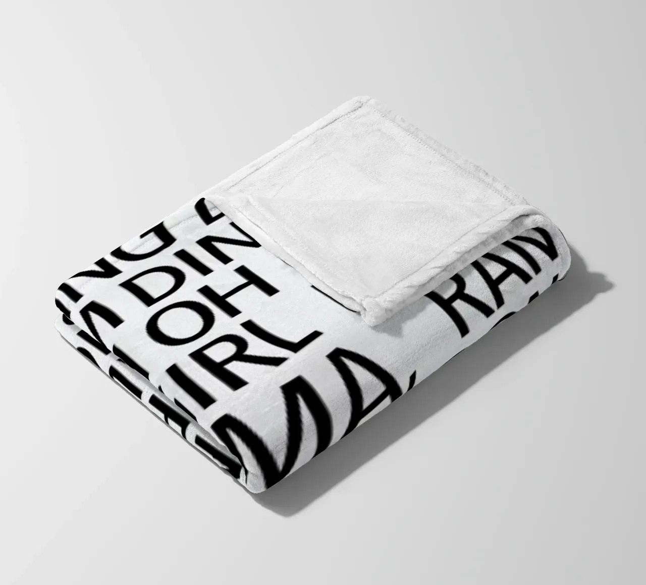 Ding Dong fleece blanket by Studio One