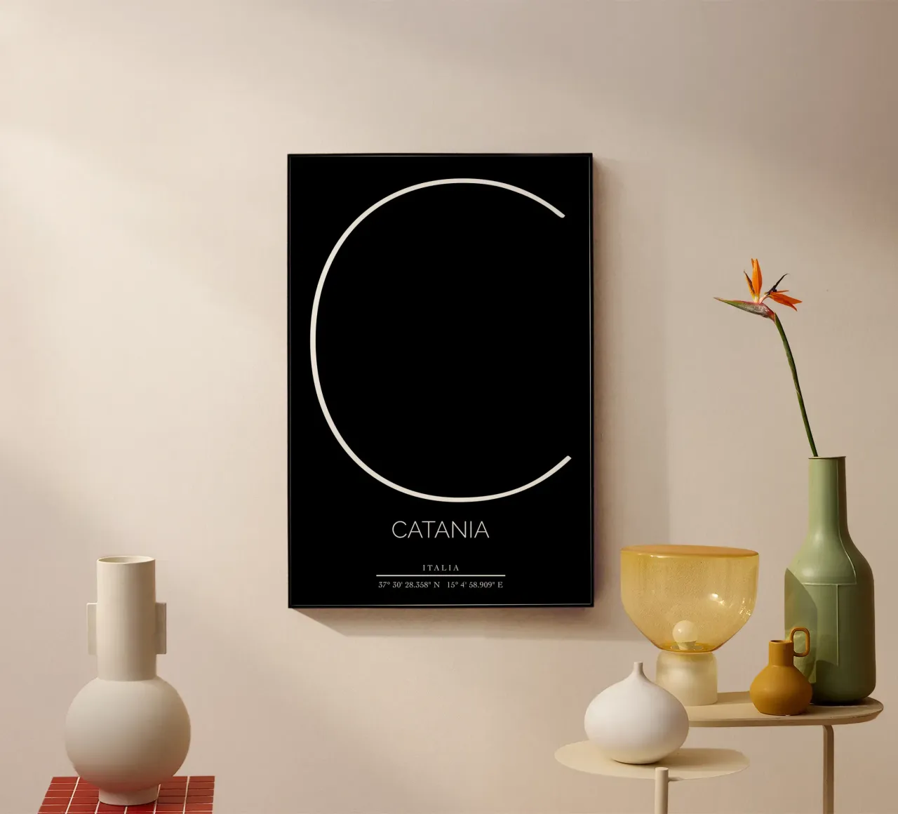 CATANIA - nero plexiglass da CityLights