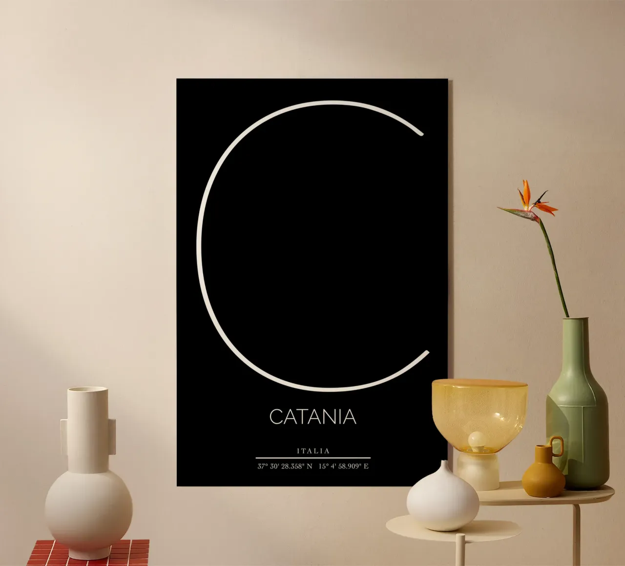 CATANIA - nero plexiglass da CityLights