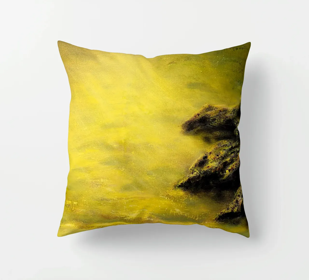 UN LUOGO TRANQUILLO. cuscino da Thierry Vobmann Abstract painting