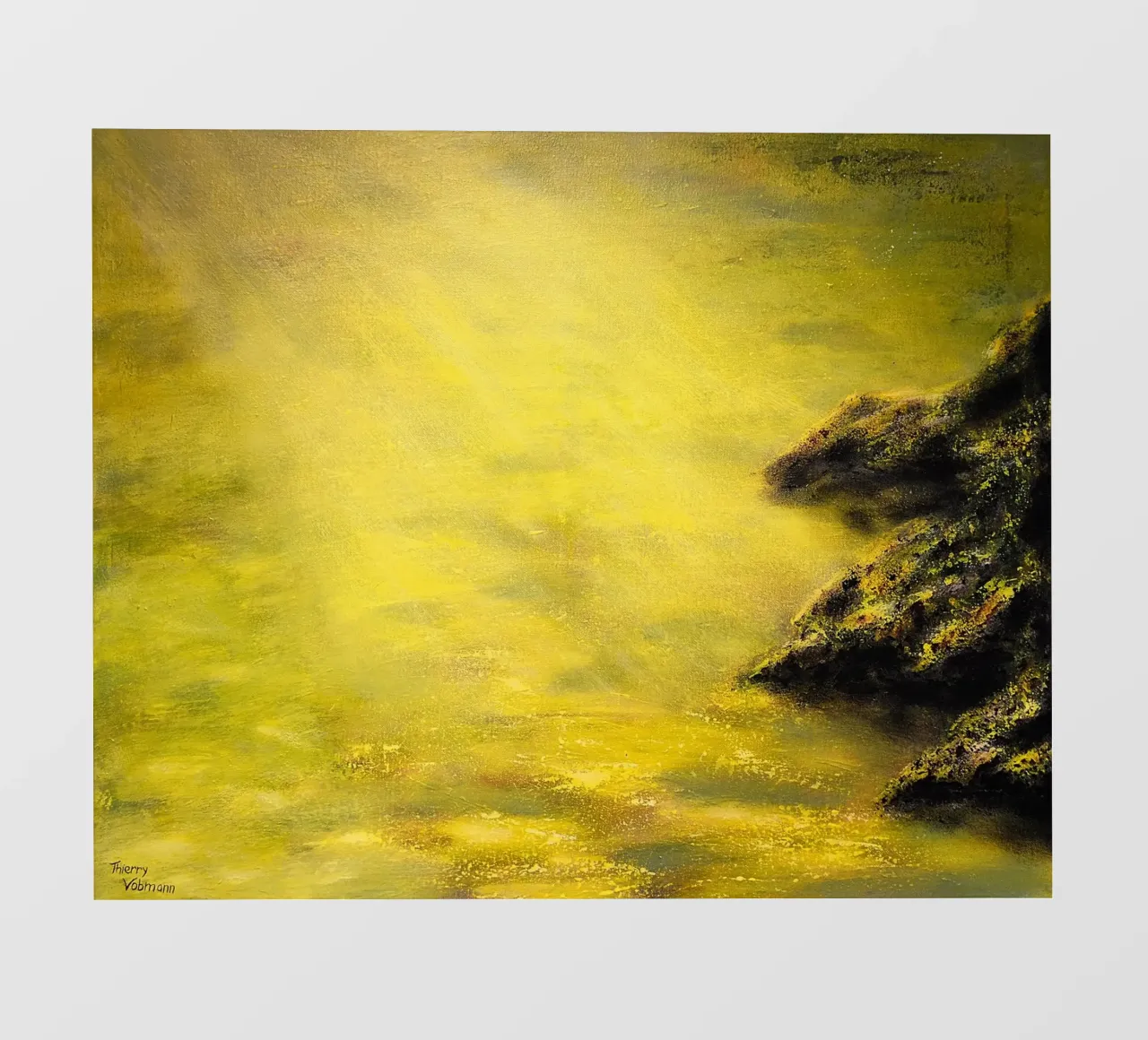 UN LUOGO TRANQUILLO. pellicola backlit da Thierry Vobmann Abstract painting