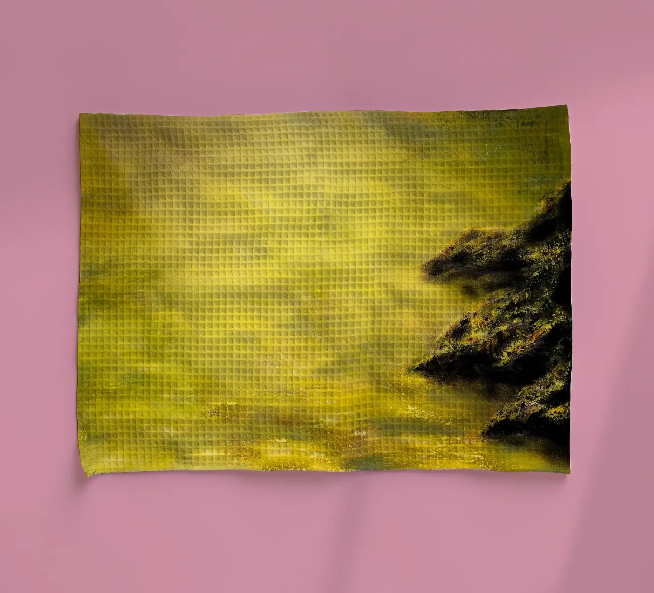 UN LUOGO TRANQUILLO. canovaccio da cucina da Thierry Vobmann Abstract painting