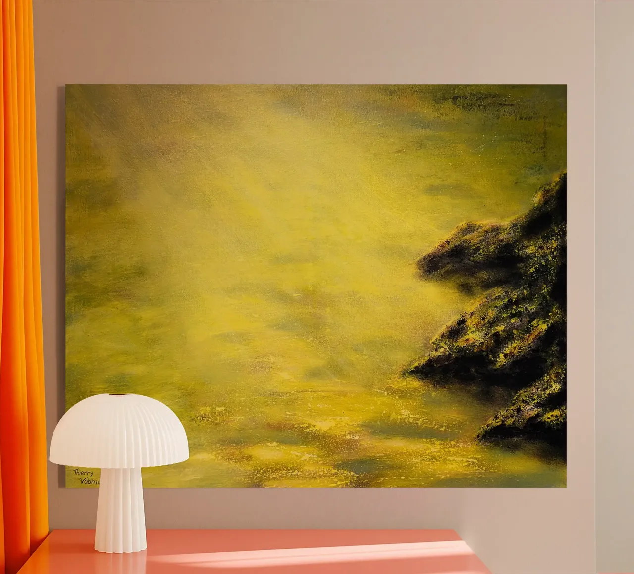 UN LUOGO TRANQUILLO. plexiglass da Thierry Vobmann Abstract painting