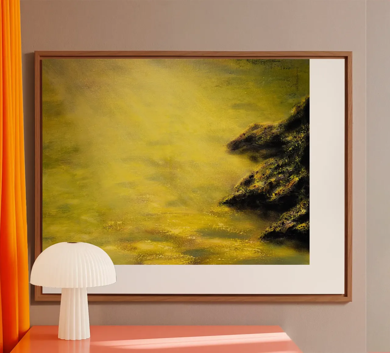 UN LUOGO TRANQUILLO. alluminio dibond da Thierry Vobmann Abstract painting