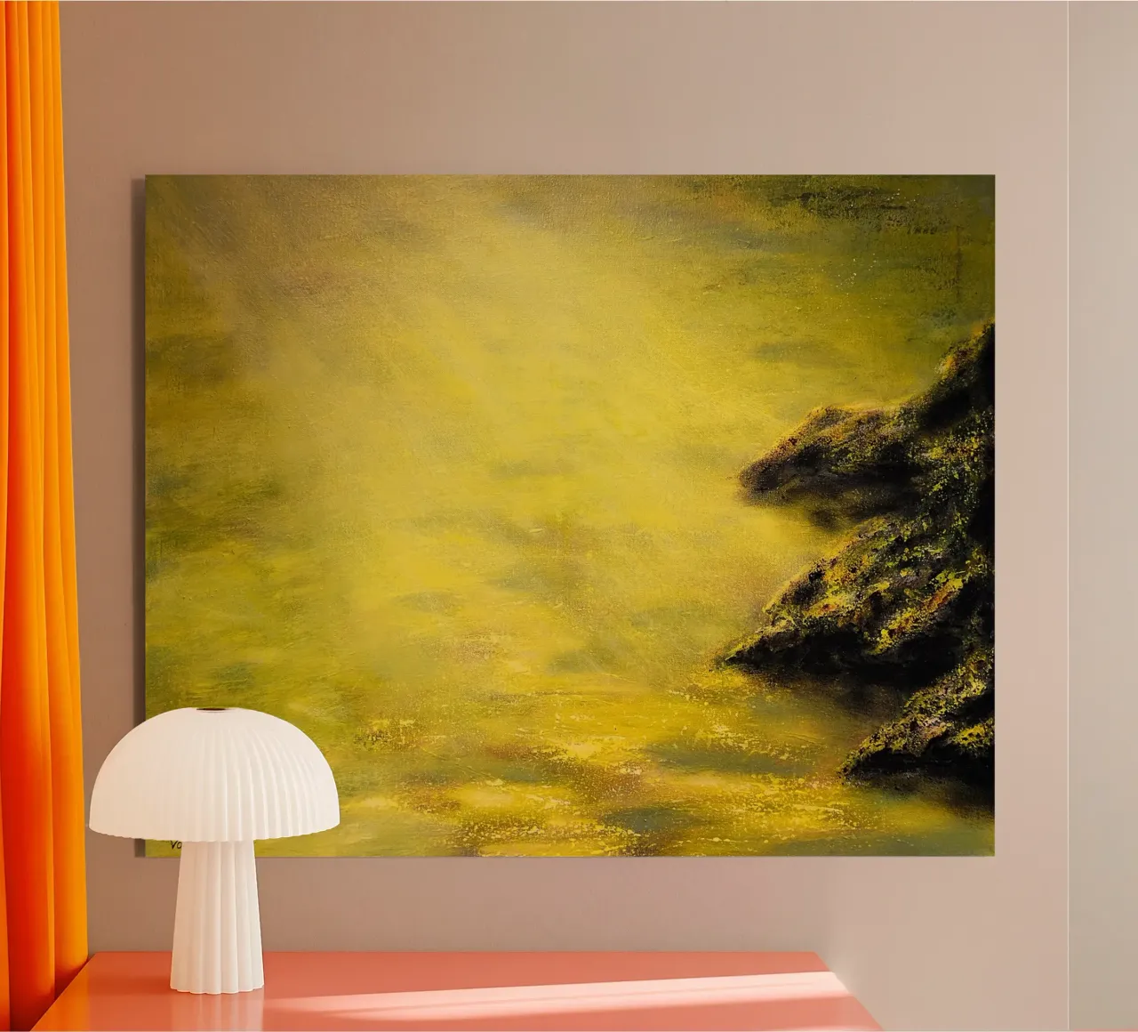 UN LUOGO TRANQUILLO. alluminio dibond da Thierry Vobmann Abstract painting