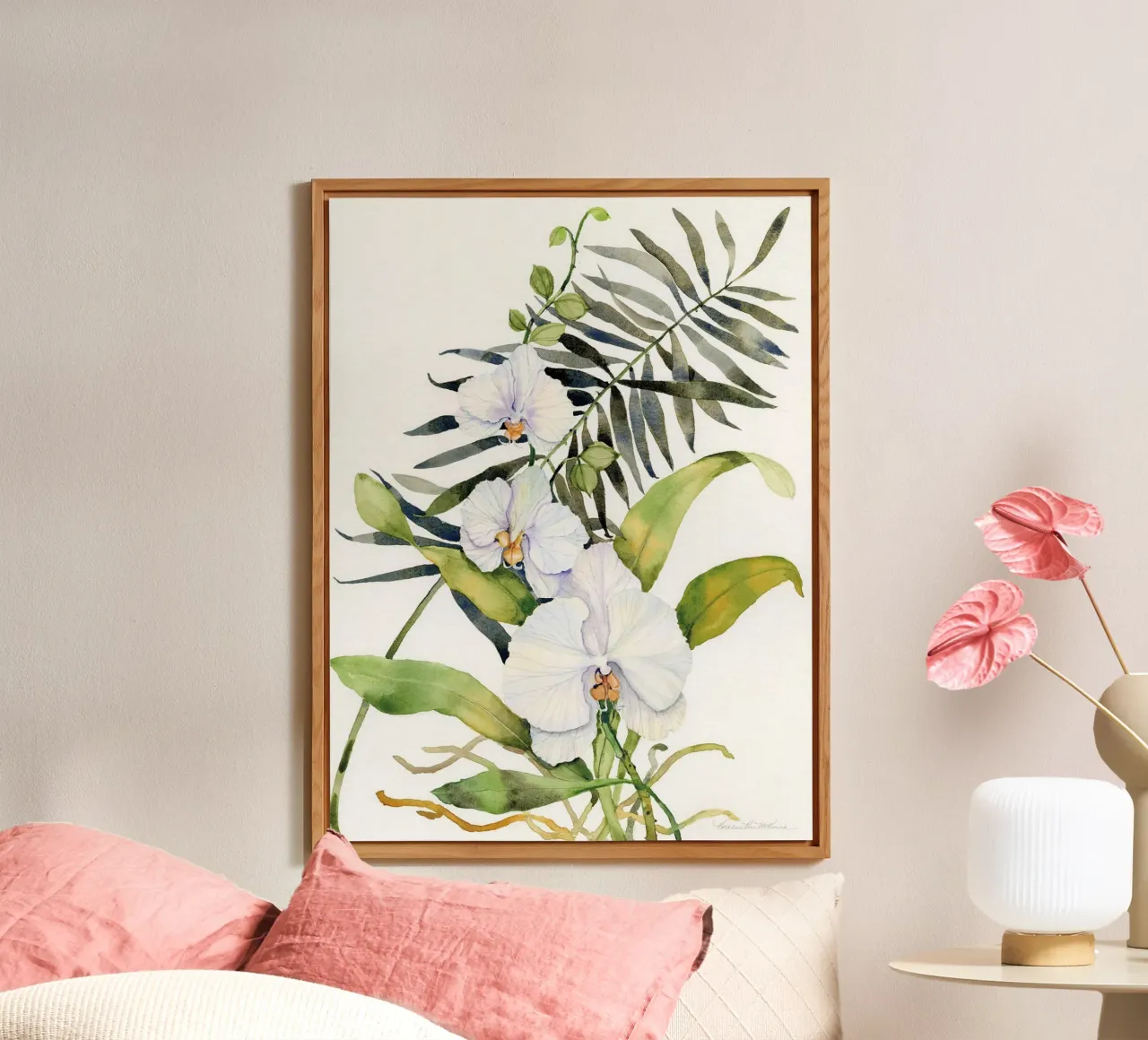 Phalaenopsis botaniche alluminio dibond da Jennifer