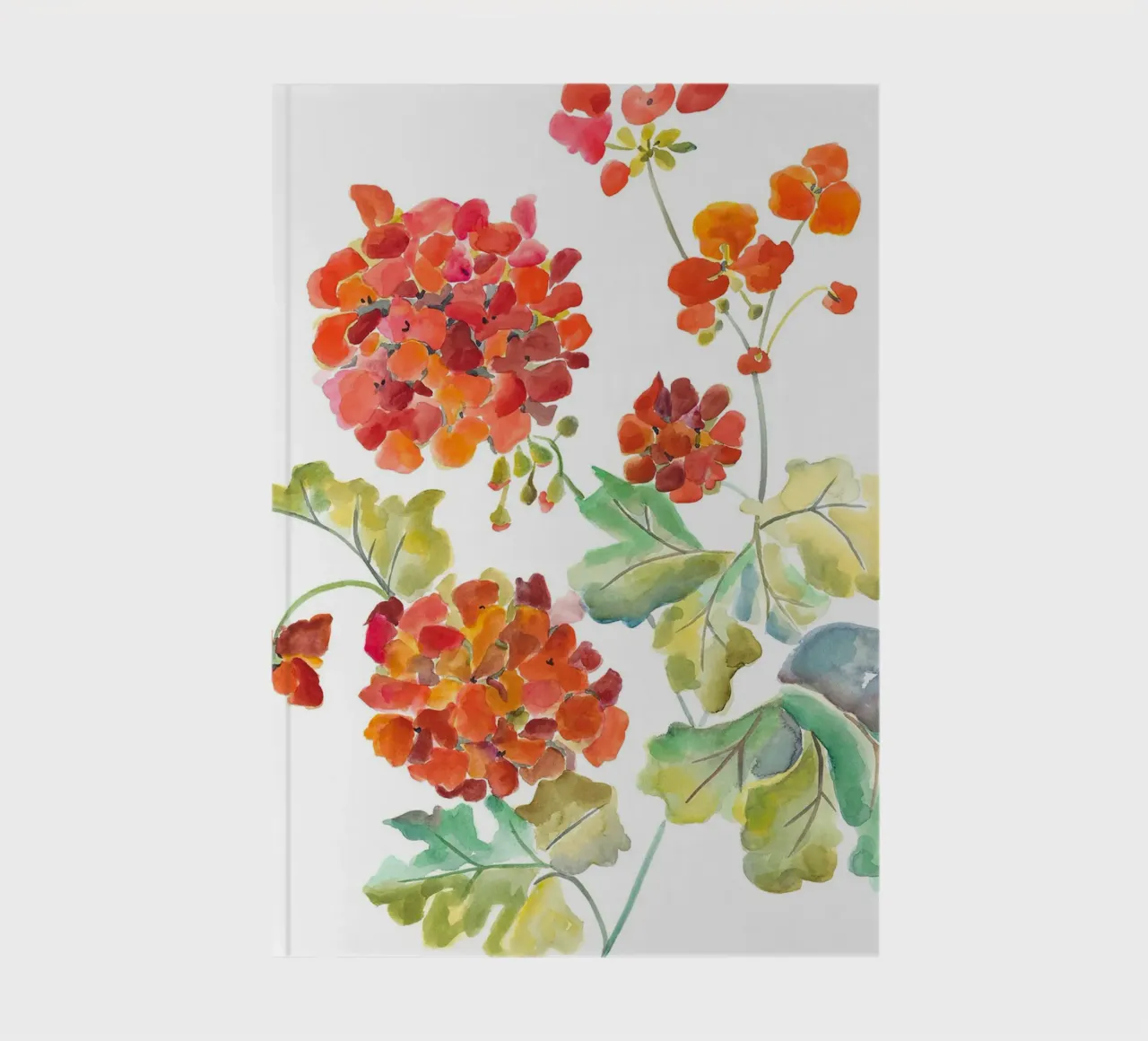 Cranesbills II notebook by Jennifer