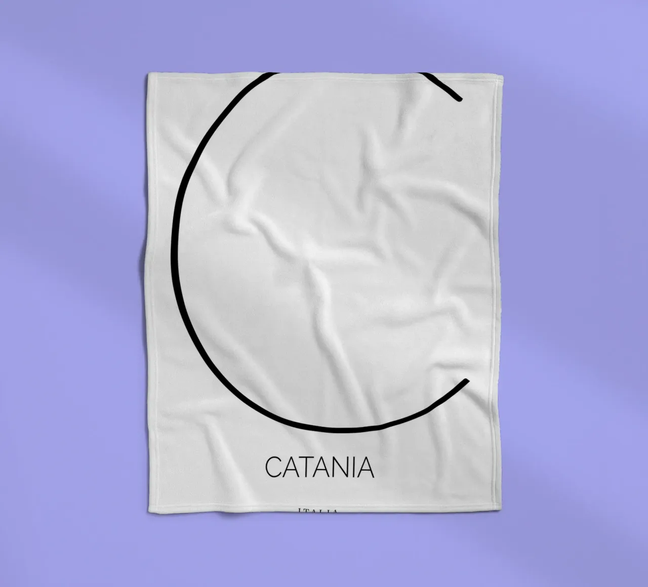 CATANIA - bianco coperta in pile da CityLights