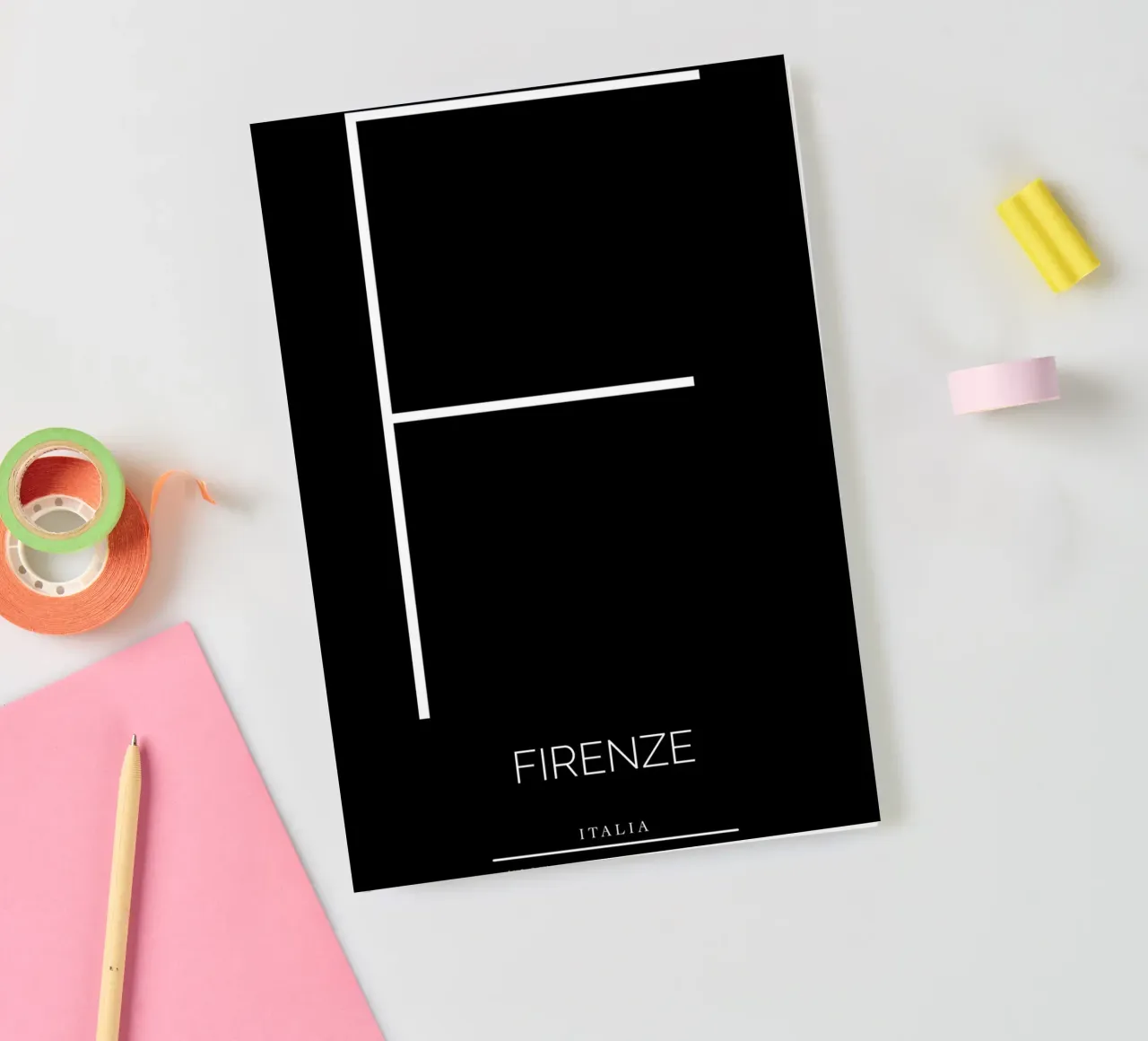 FIRENZE - nero notebook by CityLights