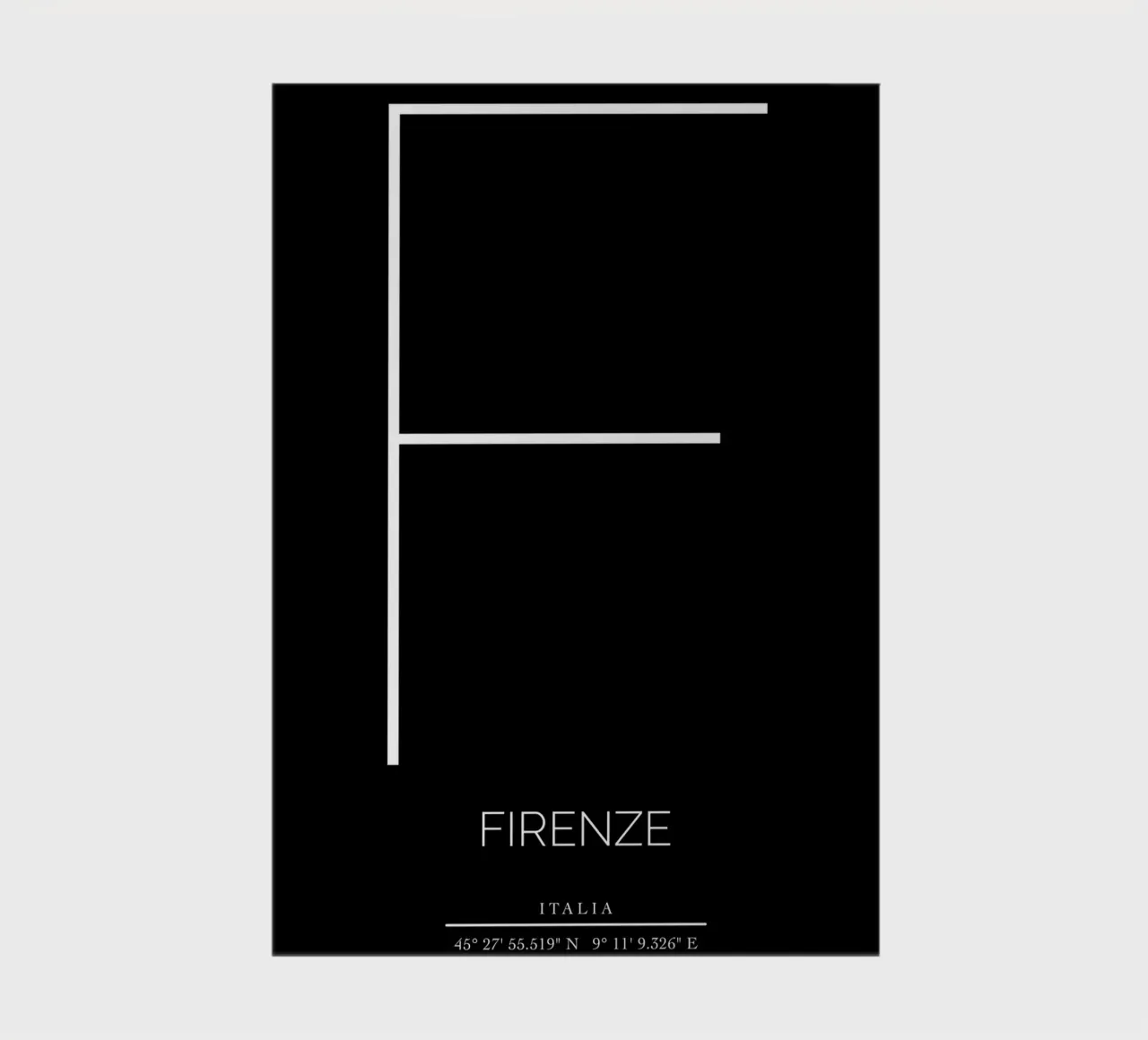 FIRENZE - nero notebook by CityLights