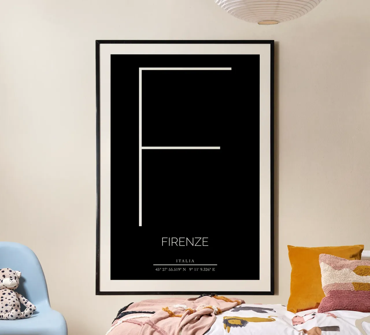 FIRENZE - nero poster da CityLights