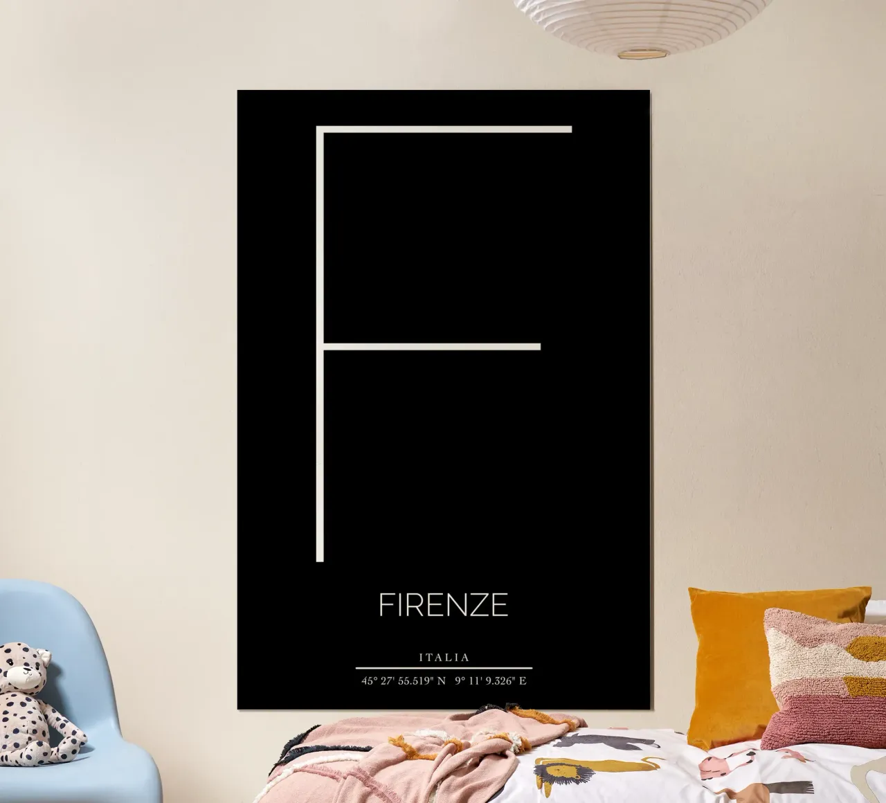 FIRENZE - nero poster da CityLights