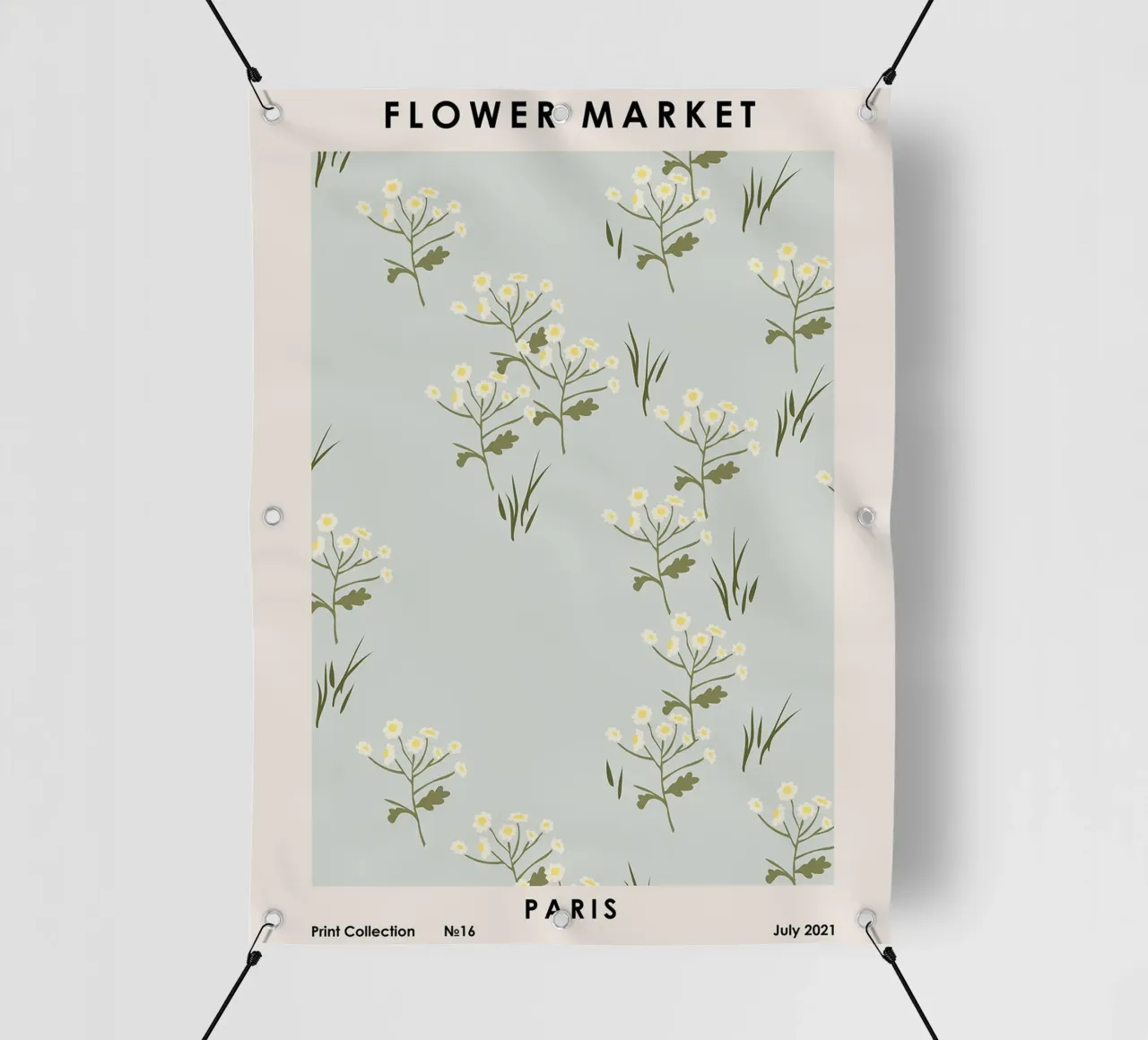 Mercato dei fiori, Parigi I di NKTN telo in pvc da Jennifer