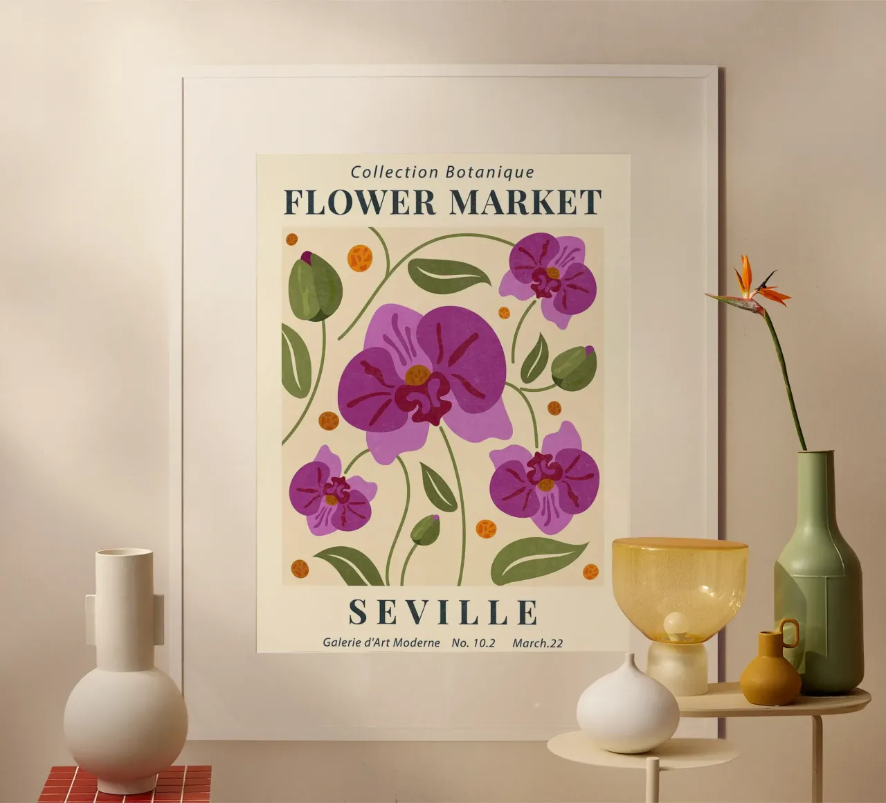 Mercato dei fiori di Siviglia di TAlex carta hahnemühle da Jennifer