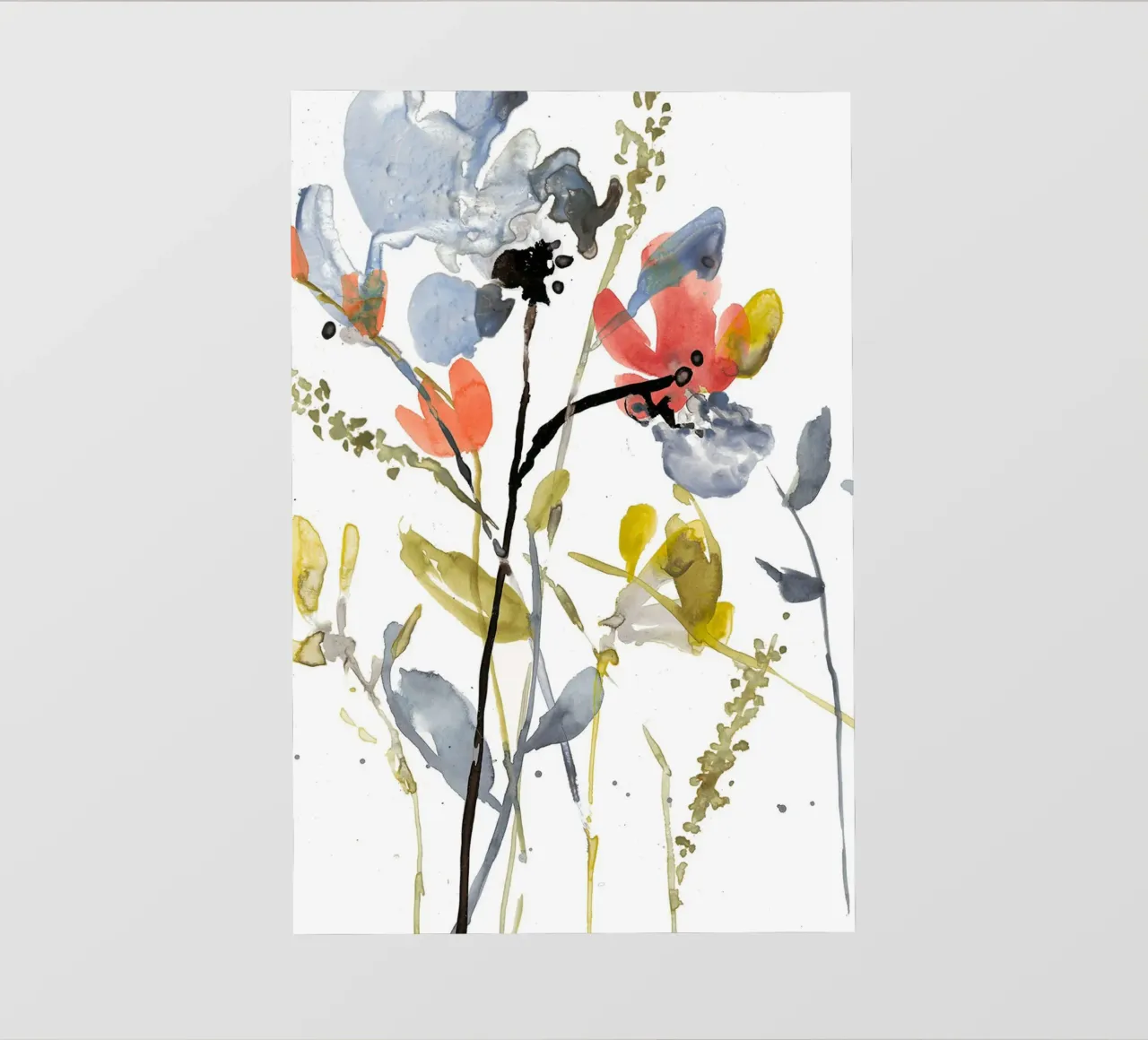 Sovrapposizione di fiori II telo in pvc da Jennifer