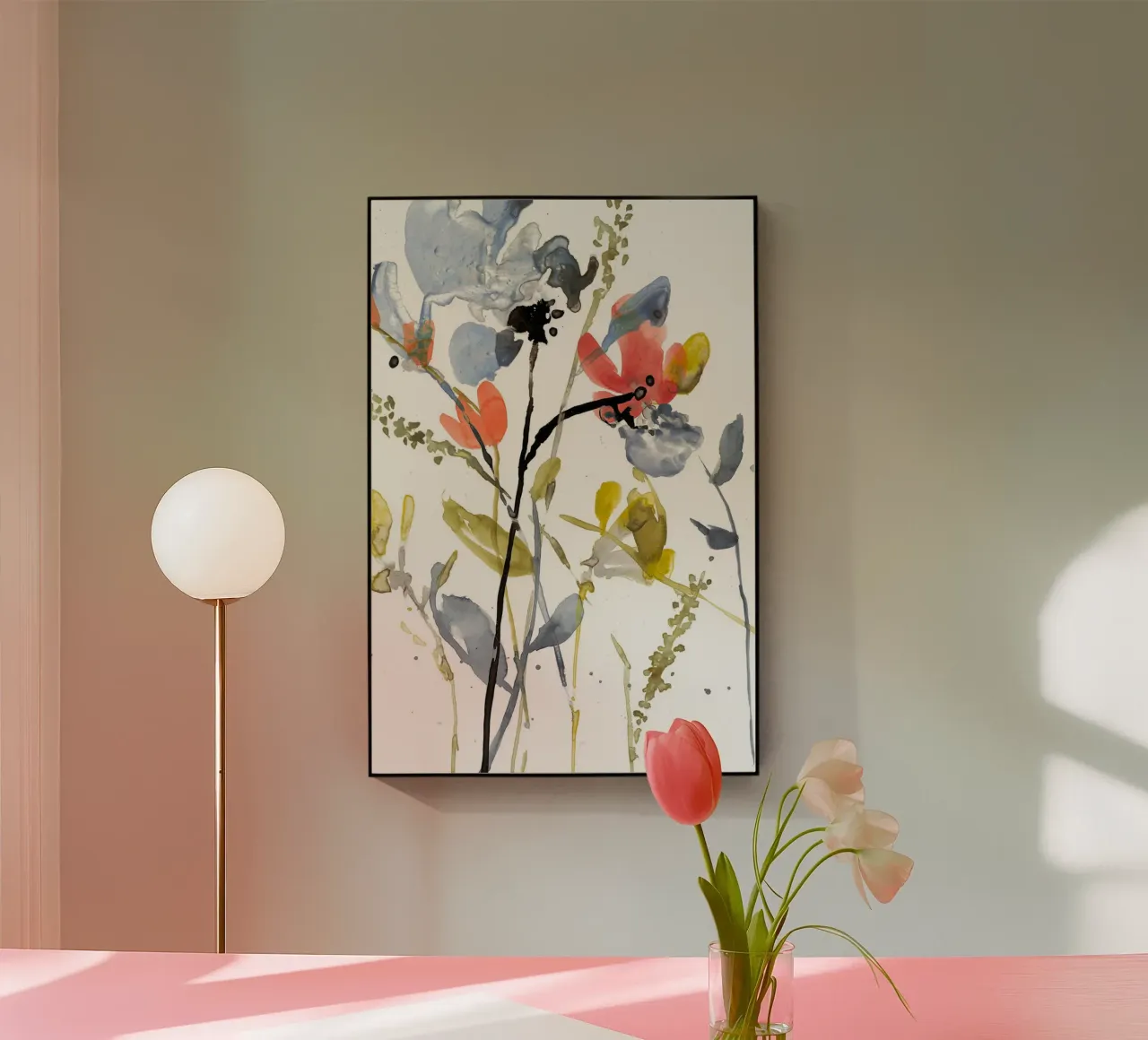 Sovrapposizione di fiori II plexiglass da Jennifer