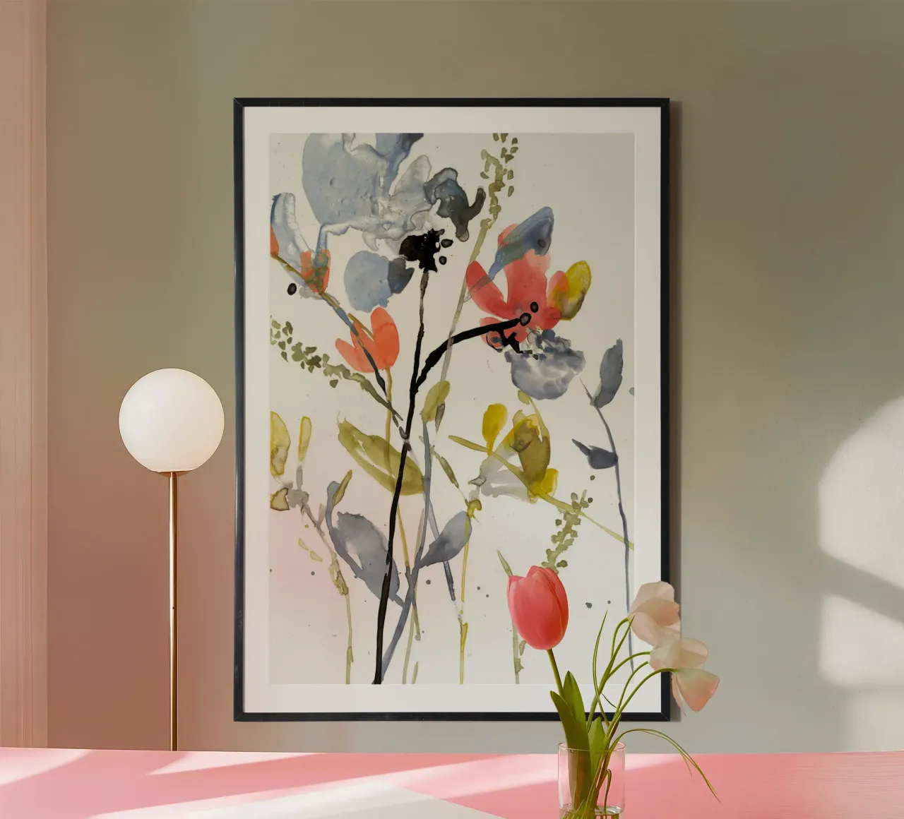 Sovrapposizione di fiori II carta hahnemühle da Jennifer