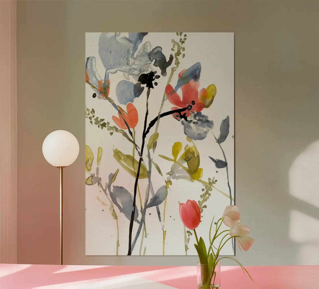 Sovrapposizione di fiori II carta hahnemühle da Jennifer