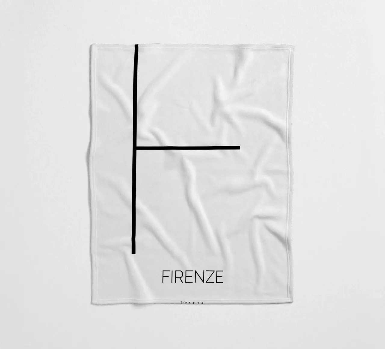 FIRENZE - bianco coperta in pile da CityLights