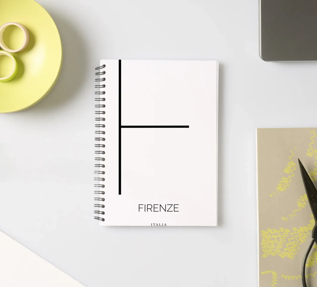 FIRENZE - bianco spiral notebook by CityLights