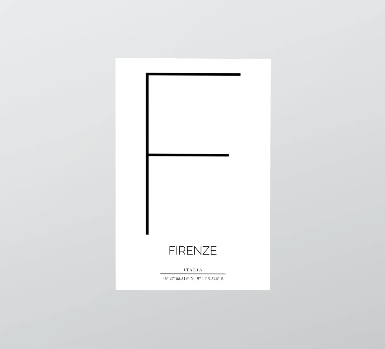 FIRENZE - bianco pegatina de CityLights
