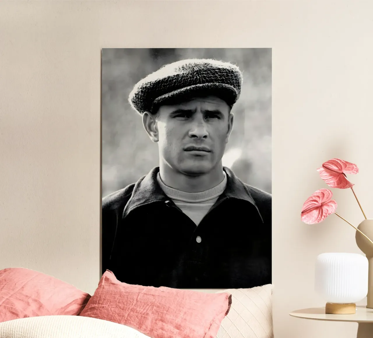Lev Ivanovic alluminio dibond da Low poly art