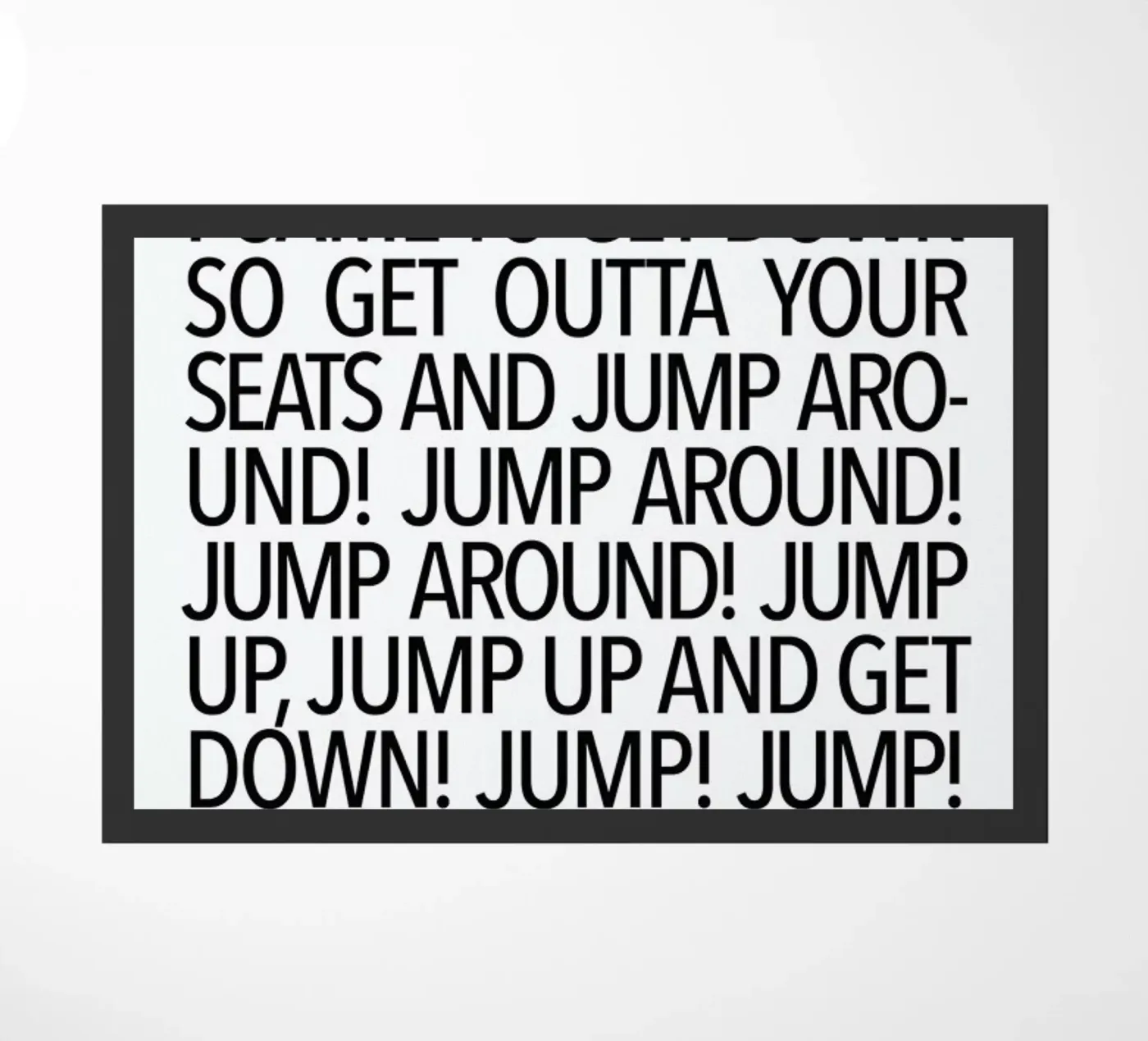 Jump! doormat by Studio One