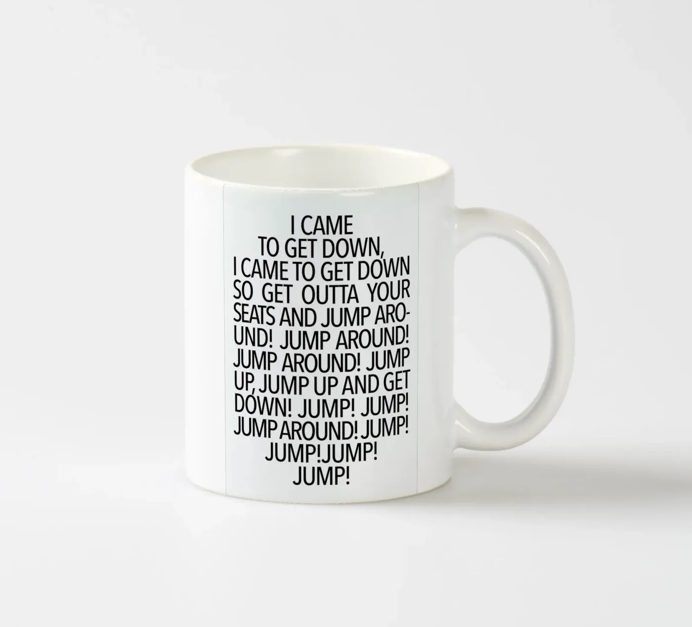 Jump! ceramic mug by Studio One