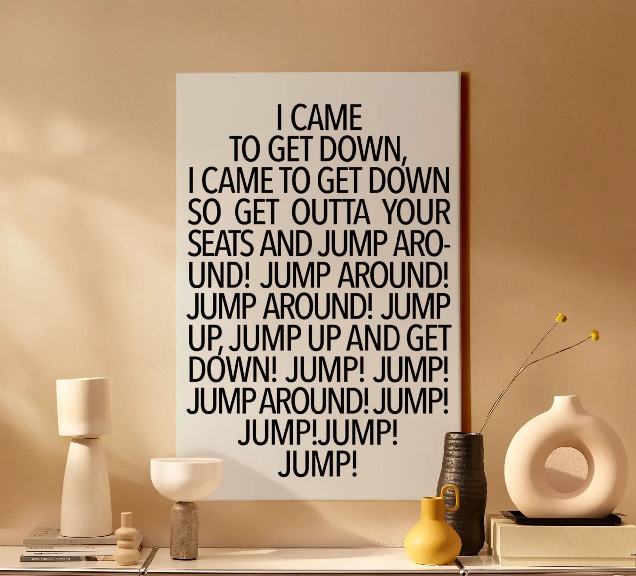 Jump! tela con Cornice a cassetta da Studio One