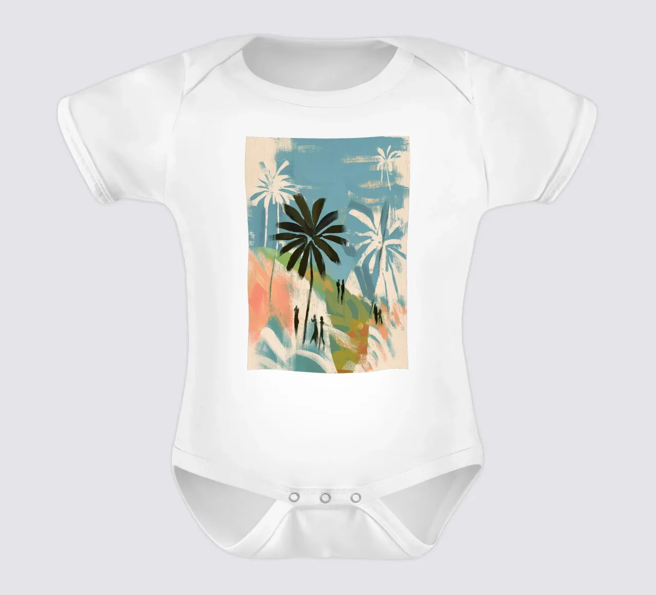 Memories Under the Palms body neonato maniche corte da Luca