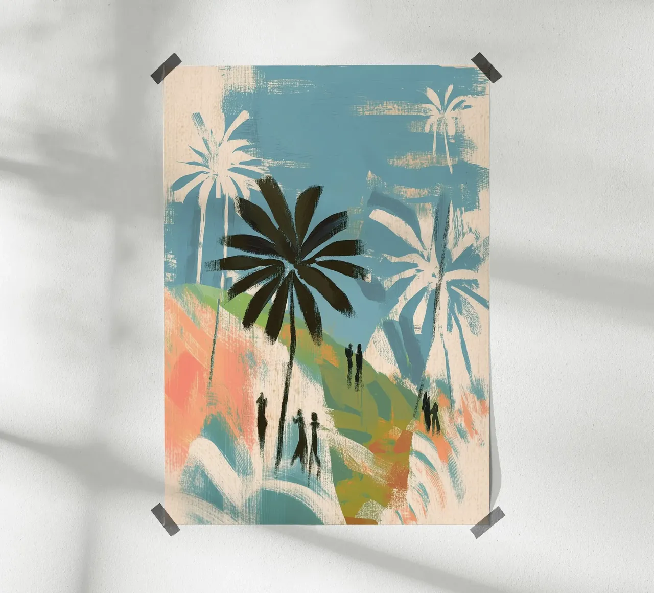 Memories Under the Palms carta hahnemühle da Luca