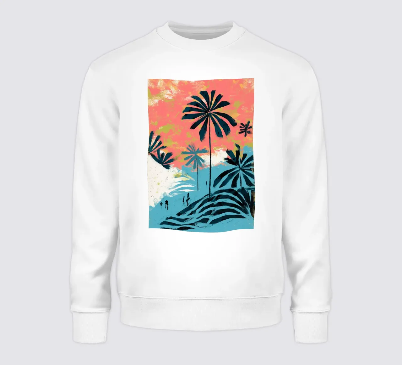 Wanderers Under the Palms felpa da Luca
