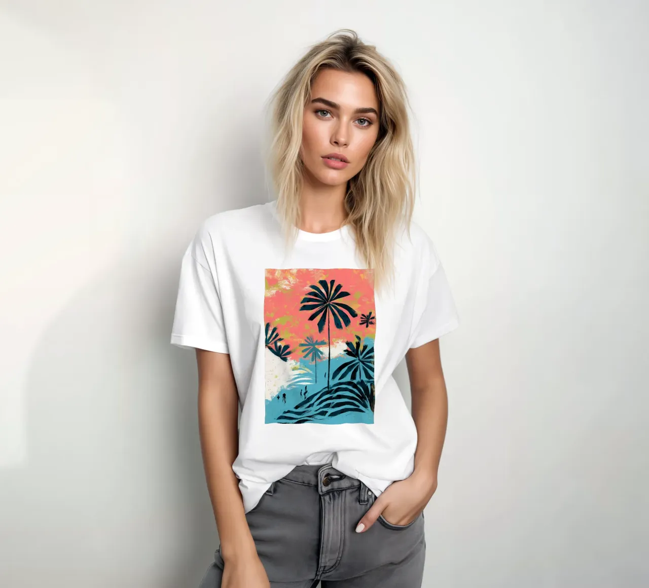 Wanderers Under the Palms t-shirt da Luca
