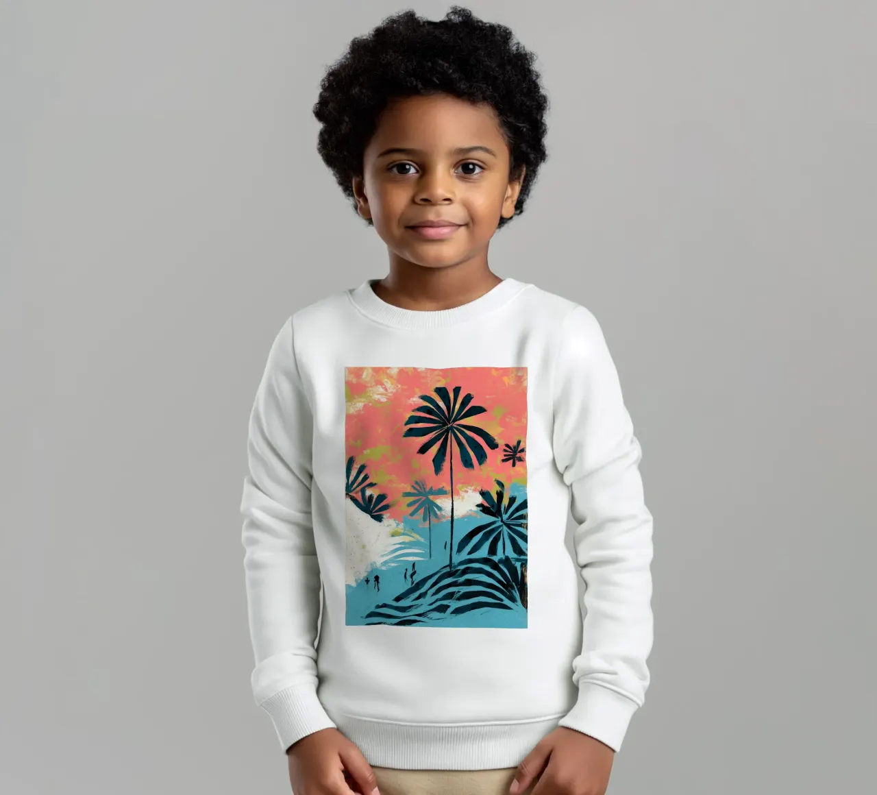 Wanderers Under the Palms felpa bambino da Luca