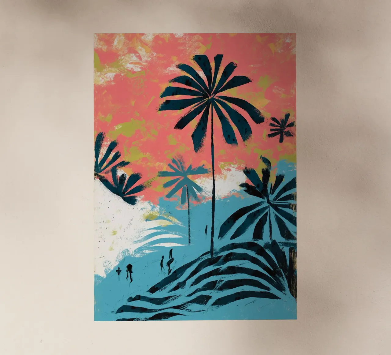 Wanderers Under the Palms pellicola backlit da Luca
