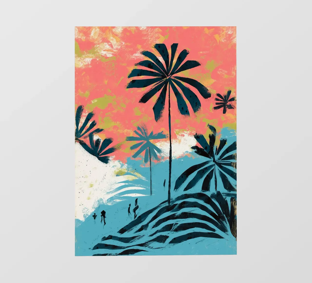 Wanderers Under the Palms telo in pvc da Luca