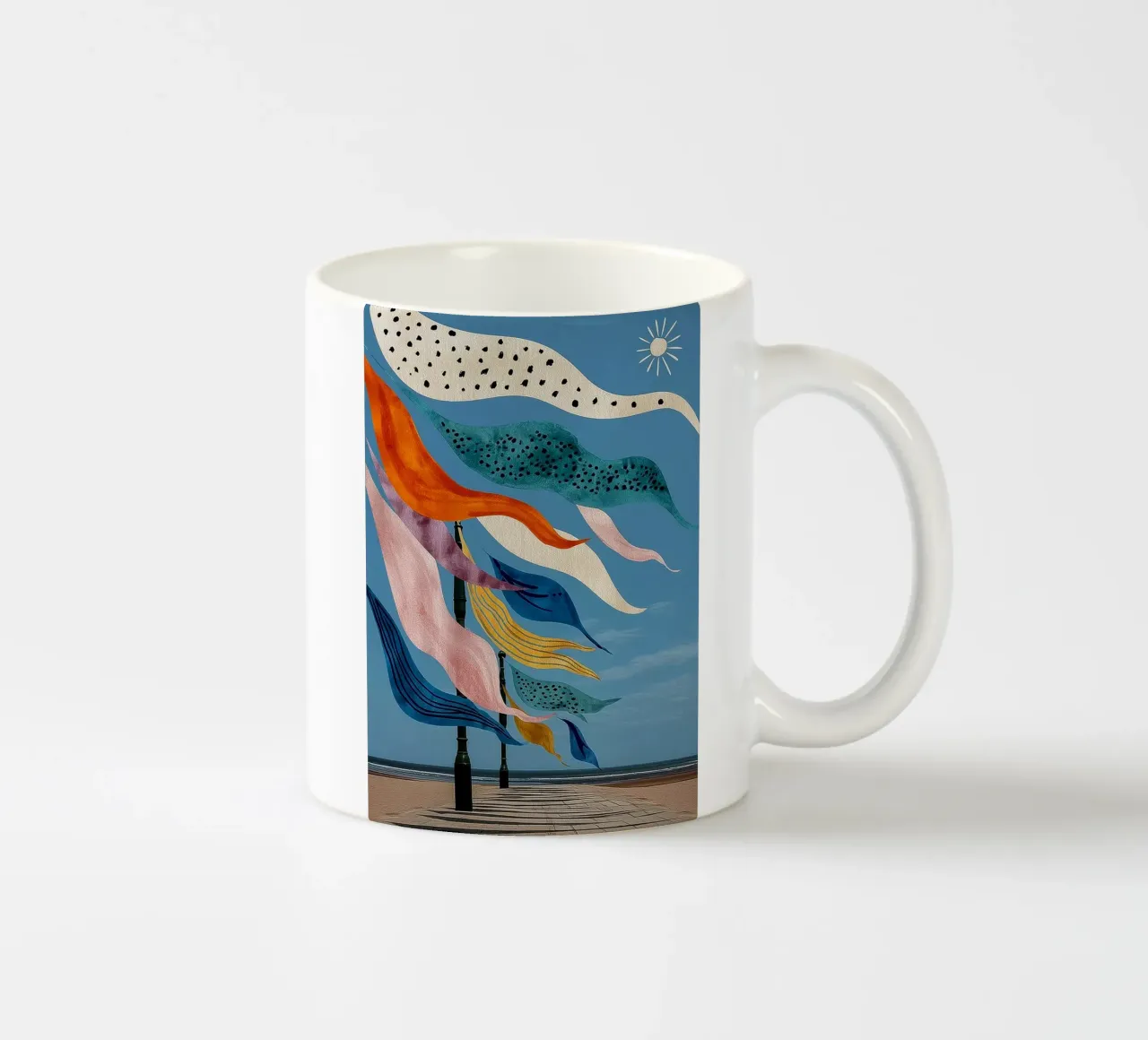 Threads of the Sky tazza in ceramica da Luca