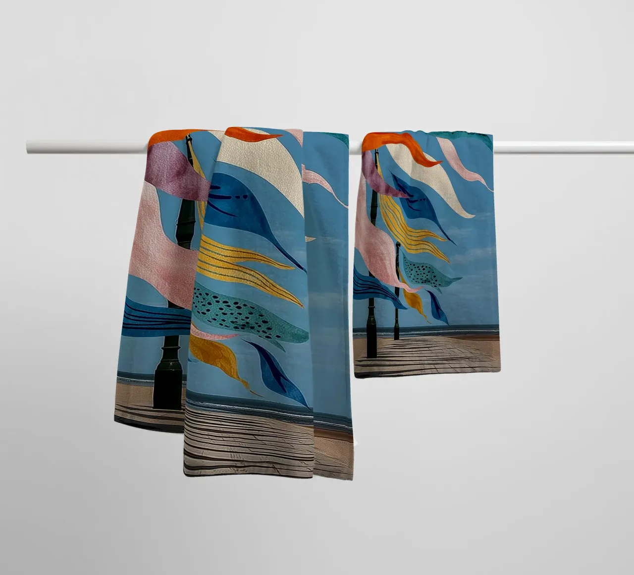 Threads of the Sky asciugamano da bagno da Luca